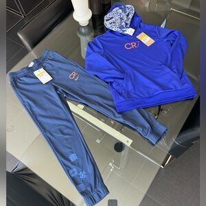 Nike Youth Cristiano Ronaldo Soccer Hoodie and Soccer Pants Set Size Small